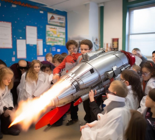 四年级科技探索之旅，我的创新火箭喷射器